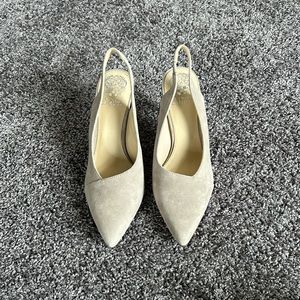 Vince Camuto Suede Slingback Heels